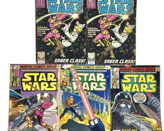 5pc Vintage Star Wars Comic Books