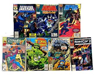 7pc Vintage Marvel Comic Collection