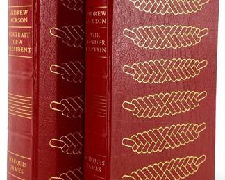 2 Easton Press Marquis James Andrew Jackson Books