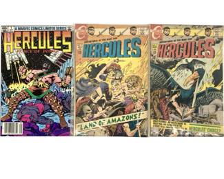 3pc Vintage Hercules Comic Books