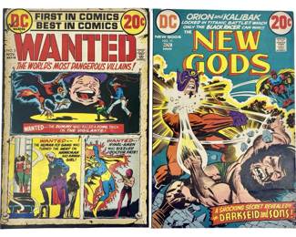 2pc 1972 Wanted & New Gods Comics