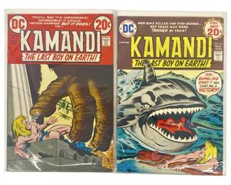 2pc Vintage DC Kamandi Comic Books