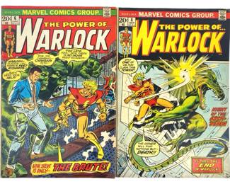 2pc 1973 The Power of Warlock Comic Books