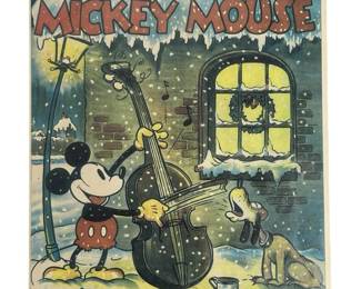 Vintage Walt Disney’s “Mickey’s Good Deed" Poster