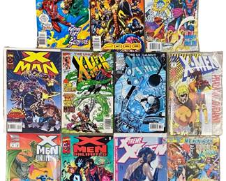 11pc Vintage Marvel X-Men Comic Collection