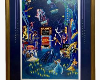 Signed Melanie Taylor Kent “Broadway" Serigraph