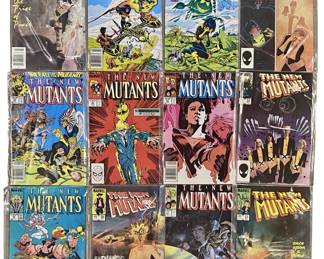12pc Vintage The New Mutants Comic Collection