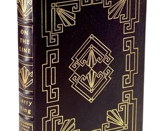 Signed First Edition Larry King “On the Line"