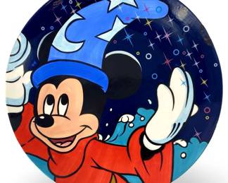The Art Of Disney Fantasia Mickey Mouse Art Plate
