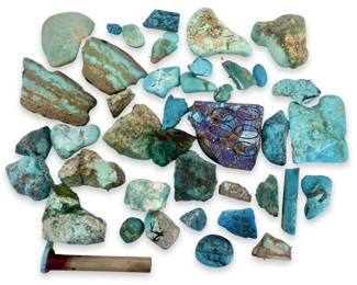 Rough Turquoise Gemstone Collection