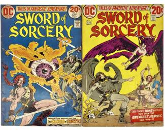2pc 1973 DC Sword of Sorcery Comic Set