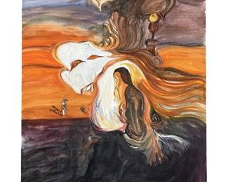 Signed Attributed Salvador Dali Mixed Media