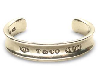 Tiffany & Co. Sterling Silver 1837 Cuff Bracelet