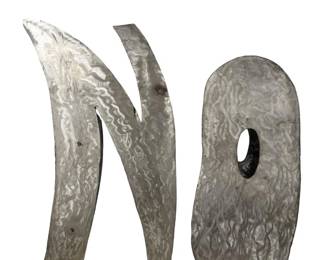 Skip Fox “NO” Monumental Metal Sculpture
