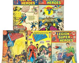 5pc Legion of Super-Heroes DC Comic Set