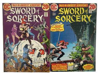 2pc 1970’s Sword of Sorcery DC Comic Books