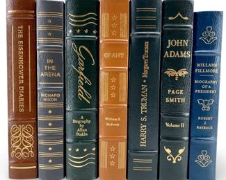 7pc The Easton Press Leather Bound Books