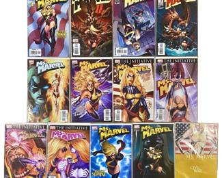 13pc Ms. Marvel Comic Book Collection
