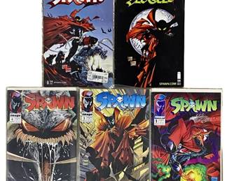 5pc McFarlane SPAWN Comic Volumes