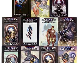 11pc Fallen Son: Death of Captain America Comics