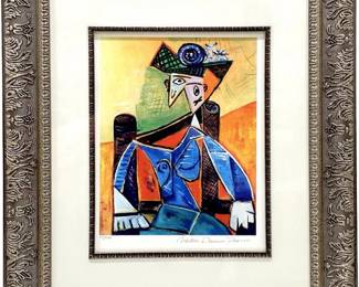 Limited “Seated Woman" Giclee Pablo Picasso