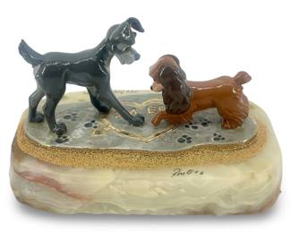 LE Lady & the Tramp Ron Lee ‘96 Sculpture