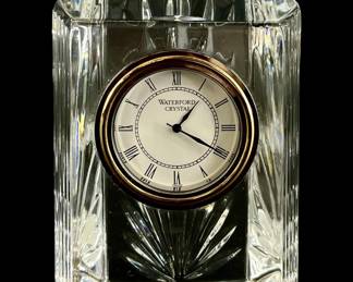 Vintage Waterford Crystal Desk Clock