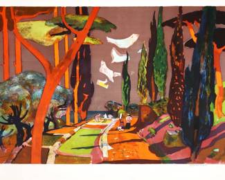 Millard Sheets litho