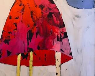 Anne Seltzer "Blue Moon" o/c 48" x 72"