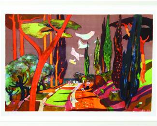 Millard Sheets "Field" Ltd Ed Serigragh