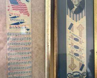 Embroidered Silk Centennial Bookmark Souveniers
