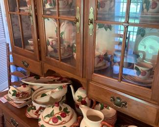 Franciscan Apple pattern; service for 10 plus large number of serving pieces