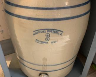 Marshall Pottery Texas water cooler