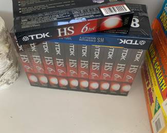 NIB VHS tapes -unused