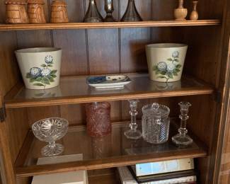 unused albums; glassware