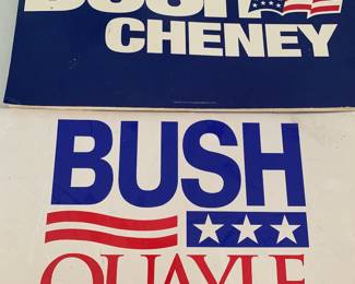 campaign posters/signs