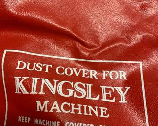 Kingsley Machine -used to imprint leather. Commonly used to imprint names on Bible covers. Can be used to imprint all leather. With boxes of fonts