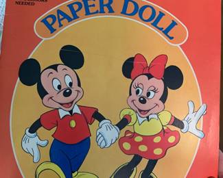 Mickey Mouse paper dolls