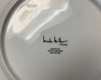 Nicole Miller dinner plates