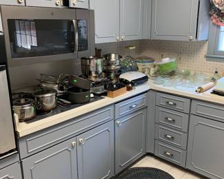 a view of the kitchen