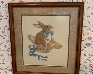needle work rabbit