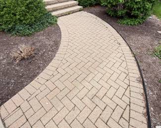 Brick Paver Walkway & Front Entry Steps $500 SET