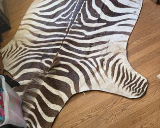 Authentic Zebra Rug