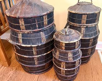 Chinese Stacking Baskets
