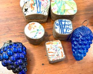 Chinese Porcelain Shard Boxes