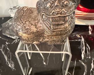 Cambodian Mythical Lion Antique Early 20c