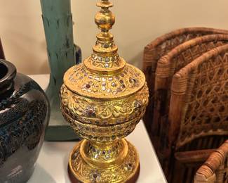 Antique Burmese Offering Vessel