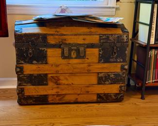 Antique Truesdale Steamer Trunk