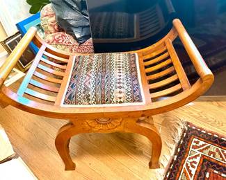 Vintage Kilim Ottoman