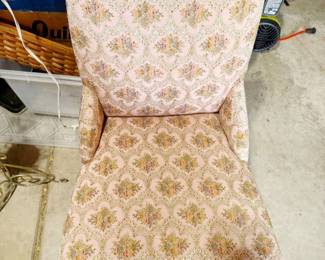 vintage slipper chair